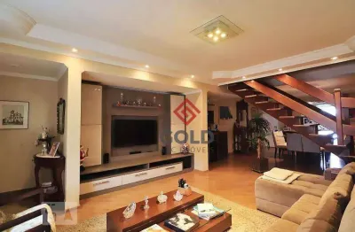 Casa com 3 dormitórios para alugar, 266 m² por r$ 8.074,00/mês - paraíso - santo andré/sp