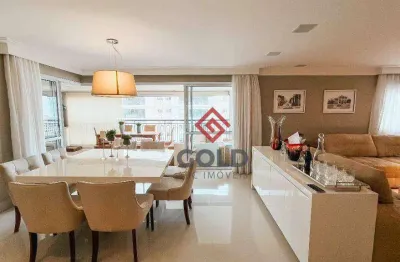 Apartamento com 3 dormitórios à venda, 177 m² - campestre - santo andré/sp