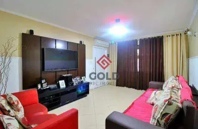 Sobrado com 3 dormitórios à venda, 241 m² por r$ 850.000,00 - utinga - santo andré/sp