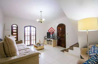 Sobrado com 3 dormitórios à venda, 278 m² por r$ 901.000,00 - vila valparaíso - santo andré/sp