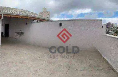 Cobertura com 2 dormitórios à venda, 112 m² por r$ 425.000,00 - vila alpina - santo andré/sp