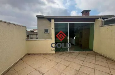 Cobertura com 2 dormitórios à venda, 107 m² por r$ 359.000,00 - vila camilópolis - santo andré/sp
