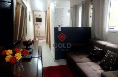 Apartamento com 2 dormitórios à venda, 50 m² por r$ 330.000,00 - jardim santo antônio - santo andré/sp