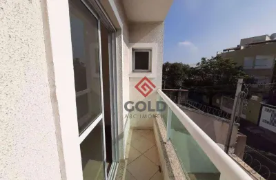Apartamento com 3 dormitórios para alugar, 82 m² por r$ 2.552,37/mês - vila valparaíso - santo andré/sp