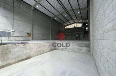 Galpão para alugar, 355 m² por r$ 13.100,00/mês - vila carlina - mauá/sp