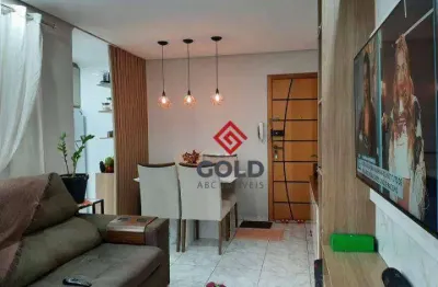 Cobertura com 3 dormitórios à venda, 220 m² por r$ 510.000,00 - parque erasmo assunção - santo andré/sp