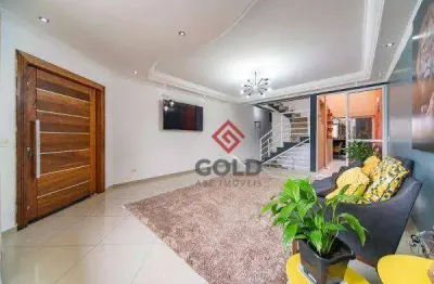Sobrado com 5 dormitórios, 298 m² - venda por r$ 800.000,00 ou aluguel por r$ 6.175,00/mês - jardim milena - santo andré/sp
