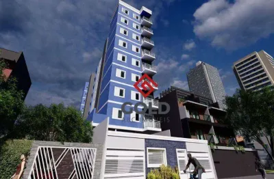 Apartamento com 2 dormitórios à venda, 46 m² por r$ 350.000,00 - vila sacadura cabral - santo andré/sp