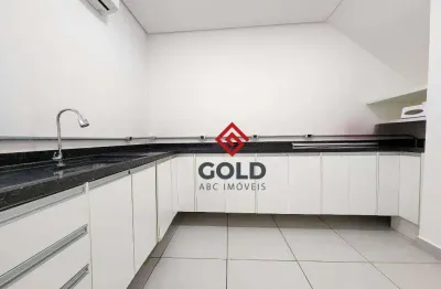 Sala para alugar, 129 m² por r$ 7.108,00/mês - vila assunção - santo andré/sp