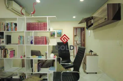 Sala para alugar, 90 m² por r$ 4.120,00/mês - jardim - santo andré/sp