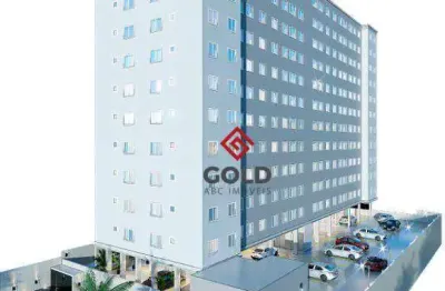 Apartamento com 2 dormitórios à venda, 40 m² por r$ 240.000,00 - parque das nações - santo andré/sp