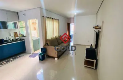 Apartamento com 2 dormitórios à venda, 55 m² por r$ 330.000,00 - parque oratório - santo andré/sp