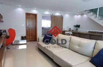 Sobrado com 3 dormitórios à venda, 128 m² por r$ 1.500.000,00 - vila assunção - santo andré/sp