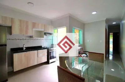 Apartamento com 2 dormitórios à venda, 60 m² por r$ 350.000,00 - utinga - santo andré/sp
