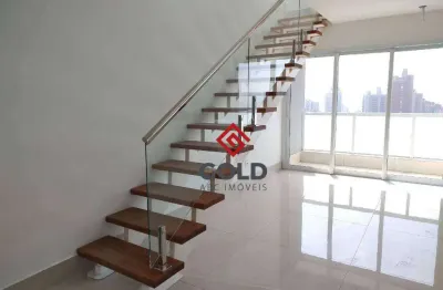 Apartamento duplex com 2 dormitórios, 124 m² - venda por r$ 1.050.000,00 ou aluguel por r$ 5.923,72/mês - jardim - santo andré/sp