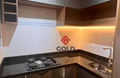 Apartamento com 2 dormitórios para alugar, 55 m² por r$ 3.145,00/mês - campestre - santo andré/sp