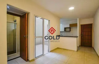 Apartamento com 2 dormitórios para alugar, 50 m² por r$ 2.404,00/mês - vila alice - santo andré/sp