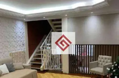 Sobrado com 3 dormitórios à venda, 188 m² por r$ 810.000,00 - parque bandeirante - santo andré/sp