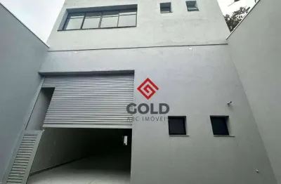 Salão para alugar, 368 m² por r$ 27.300,00/mês - jardim santo alberto - santo andré/sp