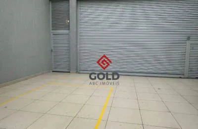 Salão para alugar, 168 m² por r$ 16.150,00/mês - jardim santo alberto - santo andré/sp