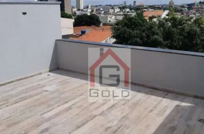 Cobertura com 2 dormitórios à venda, 100 m² por r$ 630.000,00 - vila curuçá - santo andré/sp