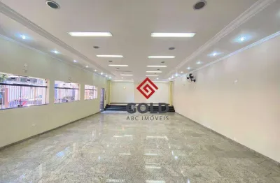Salão, 192 m² - venda por r$ 750.000,00 ou aluguel por r$ 7.200,00/mês - vila pires - santo andré/sp