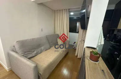Apartamento para alugar, 38 m² por r$ 2.590,86/mês - parque erasmo assunção - santo andré/sp