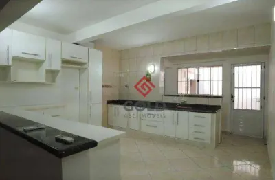 Casa com 3 dormitórios para alugar, 118 m² por r$ 2.240,00/mês - jardim do estádio - santo andré/sp
