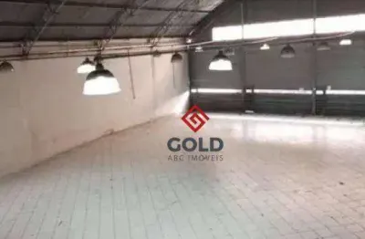 Galpão para alugar, 700 m² por r$ 20.600,00/mês - vila pires - santo andré/sp