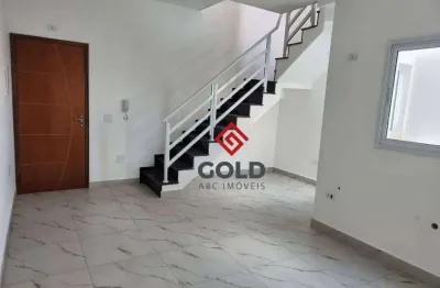 Cobertura com 3 dormitórios à venda, 163 m² por r$ 890.000,00 - campestre - santo andré/sp
