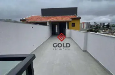 Cobertura com 2 dormitórios, 92 m² - venda por R$ 520.000,00 ou aluguel por R$ 2.800,00/mês - Vila São Pedro - Santo André/SP