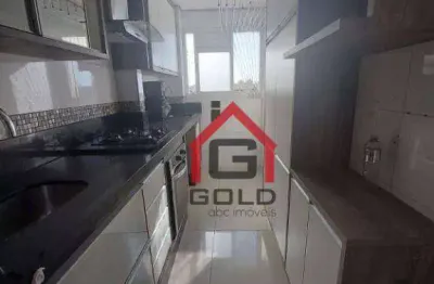 Apartamento com 2 dormitórios para alugar, 50 m² por r$ 2.581,00/mês - utinga - santo andré/sp