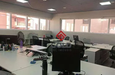 Sala para alugar, 74 m² por r$ 5.328,00/mês - vila assunção - santo andré/sp