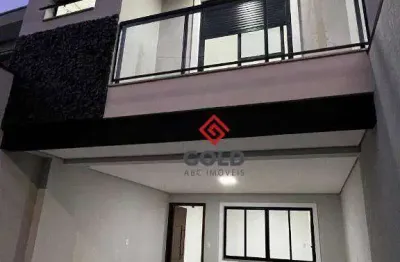 Sobrado com 3 dormitórios à venda, 164 m² por r$ 990.000,00 - vila camilópolis - santo andré/sp