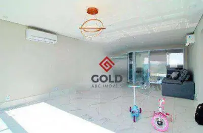 Apartamento com 3 dormitórios para alugar, 180 m² por r$ 20.440,00/mês - campestre - santo andré/sp