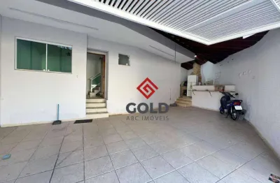 Sobrado com 2 dormitórios para alugar, 255 m² por r$ 2.780,00/mês - jardim rina - santo andré/sp