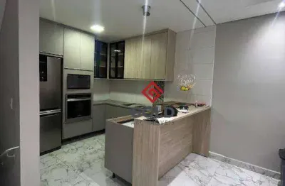 Sobrado à venda, 143 m² por r$ 650.000,00 - vila camilópolis - santo andré/sp
