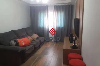 Sobrado com 3 dormitórios à venda, 133 m² por r$ 753.000,00 - jardim santo antônio - santo andré/sp
