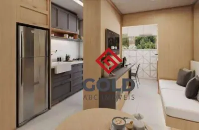 Apartamento com 2 dormitórios à venda, 44 m² por r$ 450.000,00 - campestre - santo andré/sp