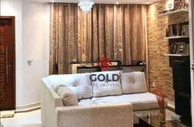 Sobrado com 3 dormitórios à venda, 218 m² por r$ 1.200.000,00 - jardim das maravilhas - santo andré/sp