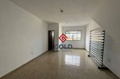 Sala para alugar, 35 m² por r$ 1.200,00/mês - vila valparaíso - santo andré/sp
