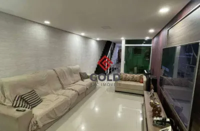 Sobrado com 3 dormitórios à venda, 250 m² por r$ 950.000,00 - vila assunção - santo andré/sp