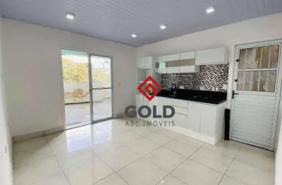 Casa com 1 dormitório para alugar, 55 m² por r$ 1.441,70/mês - vila bela vista - santo andré/sp