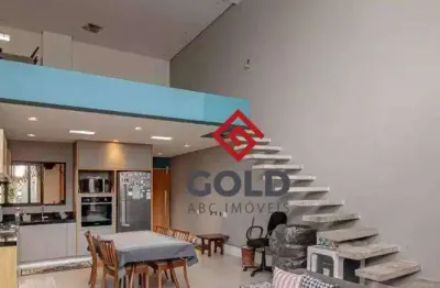 Sobrado com 1 dormitório à venda, 143 m² por r$ 920.000,00 - vila metalúrgica - santo andré/sp