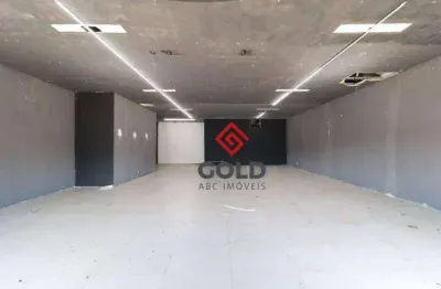 Salão para alugar, 200 m² por r$ 3.100,00/mês - parque das nações - santo andré/sp