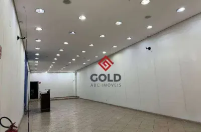Salão para alugar, 112 m² por r$ 8.494,00/mês - vila linda - santo andré/sp