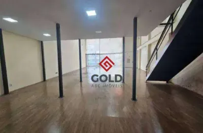 Salão para alugar, 280 m² por r$ 17.094,00/mês - vila assunção - santo andré/sp