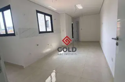 Cobertura com 2 dormitórios à venda, 100 m² por r$ 470.000,00 - parque oratório - santo andré/sp