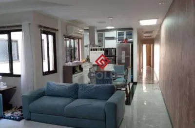 Cobertura com 3 dormitórios à venda, 143 m² por r$ 750.000,00 - parque das nações - santo andré/sp
