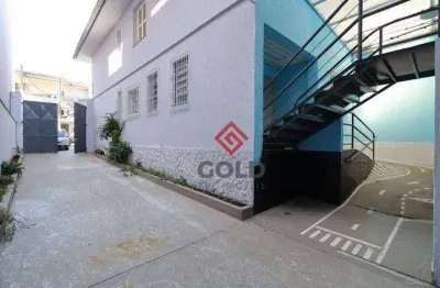 Galpão para alugar, 500 m² por r$ 21.290,00/mês - jardim - santo andré/sp